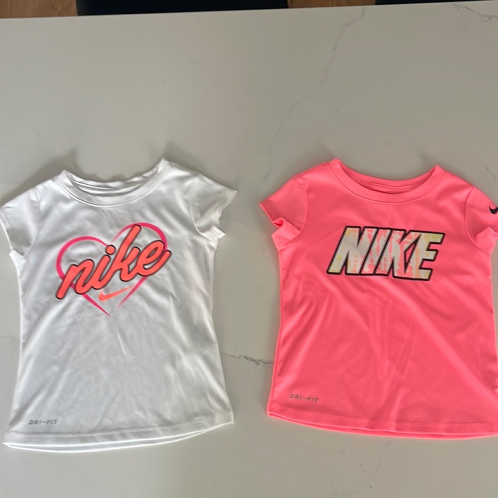 Nike girls dri-fit t-shirts